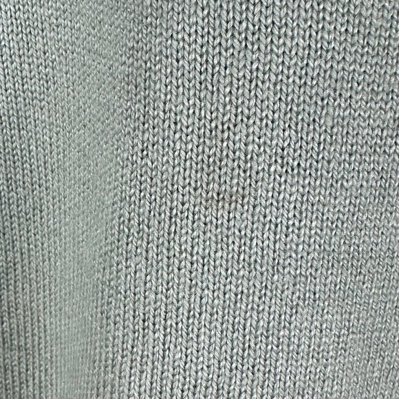 Ralph Lauren 2 pc Sweater Cardigan Tank Twinset Large 12 14 Silk Cashmere Teal - Picture 5 of 7